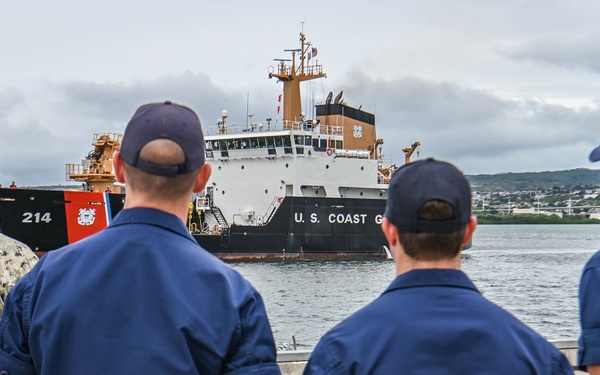 U.S. Coast Guard Gutter Hollyhock arrives on Joint Base Pearl Harbor-Hickam