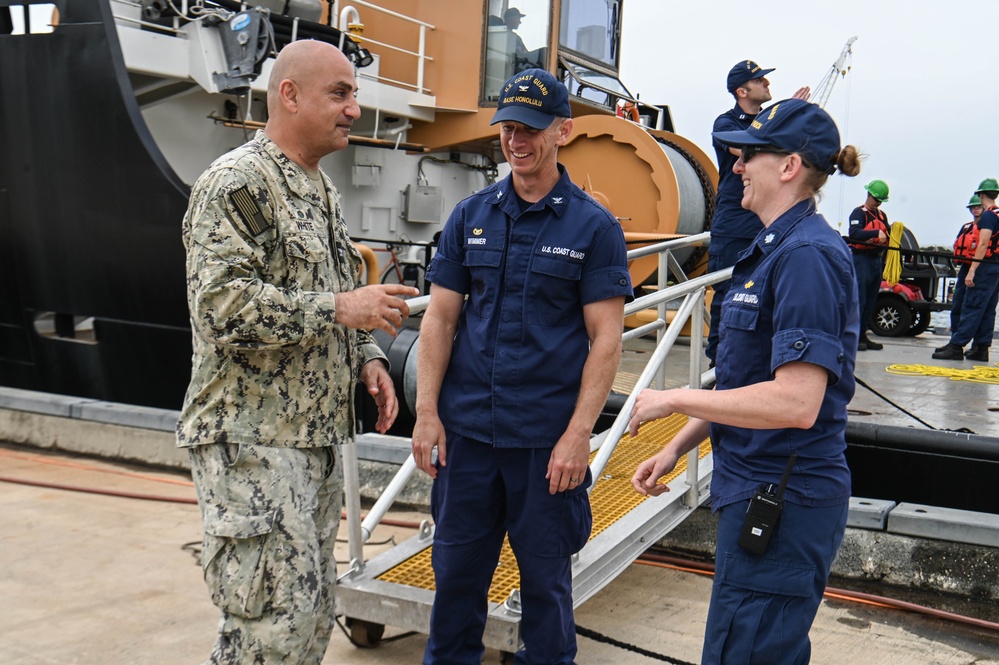 U.S. Coast Guard Gutter Hollyhock arrives on Joint Base Pearl Harbor-Hickam