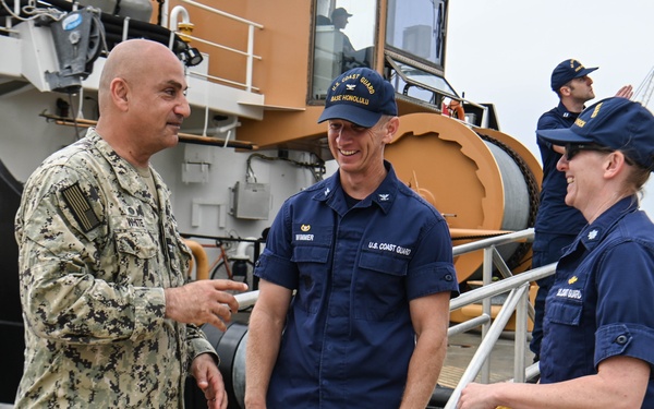 U.S. Coast Guard Gutter Hollyhock arrives on Joint Base Pearl Harbor-Hickam