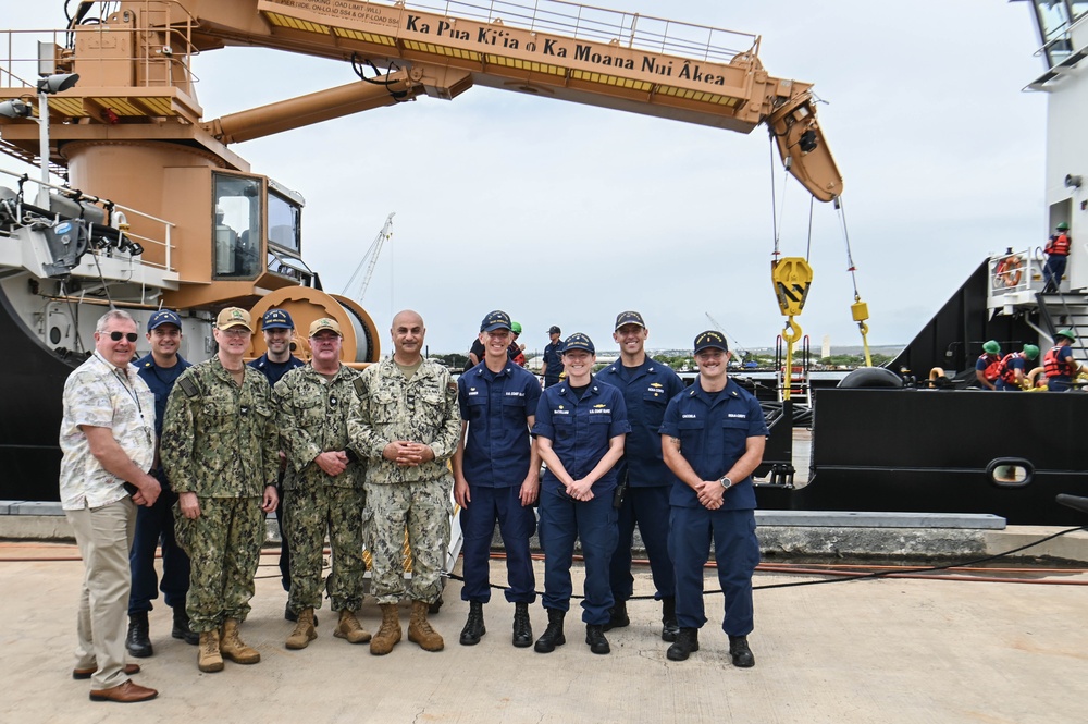 U.S. Coast Guard Gutter Hollyhock arrives on Joint Base Pearl Harbor-Hickam