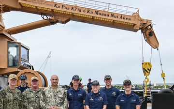 U.S. Coast Guard Gutter Hollyhock arrives on Joint Base Pearl Harbor-Hickam
