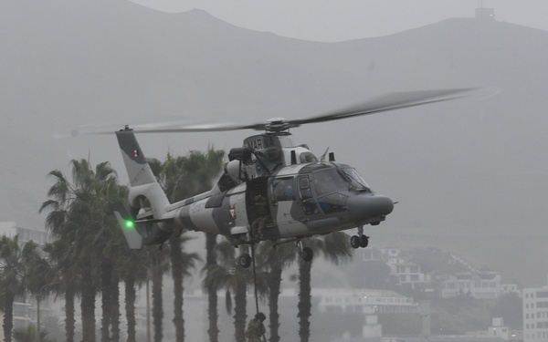 Special Ops Forces Repel from Helo During Exercise Solidarex 2024