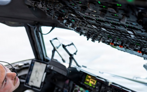 Flying above the rain