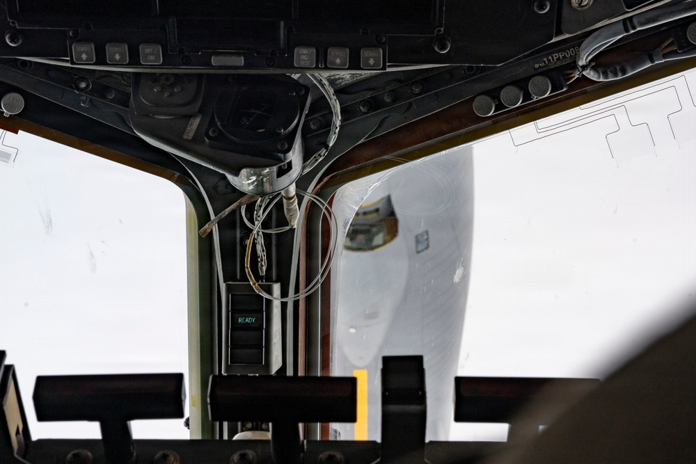 Flying above the rain