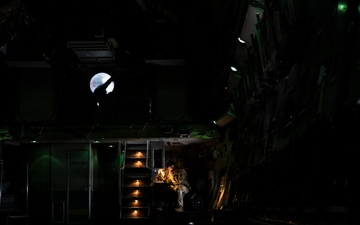 Flying above the rain