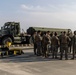 U.S. Marines perform ordnance loading and refueling