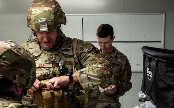 Medical teams execute trauma response during Exercise Pale Serpent at Chabelley Airfield