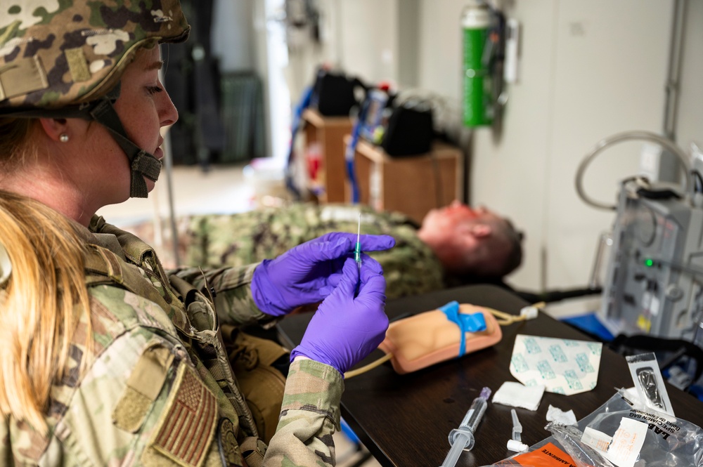 Medical teams execute trauma response during Exercise Pale Serpent at Chabelley Airfield