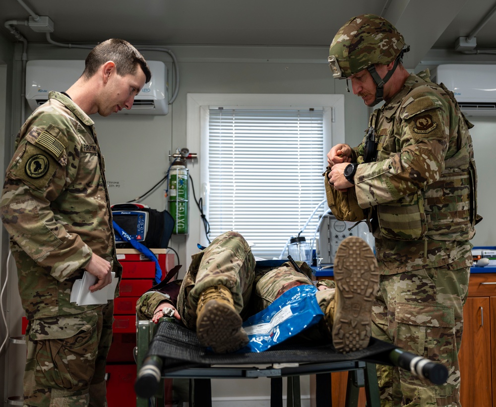 Medical teams execute trauma response during Exercise Pale Serpent at Chabelley Airfield