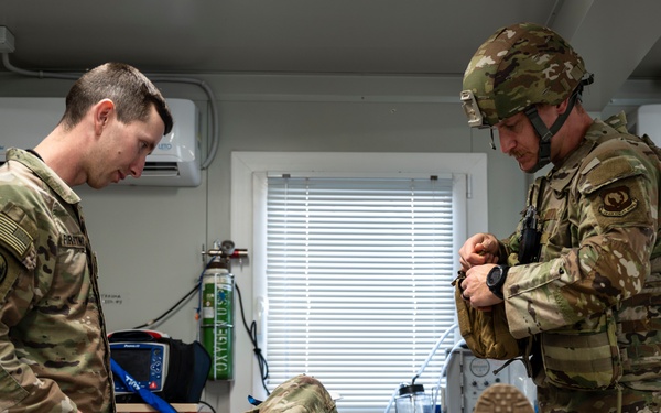 Medical teams execute trauma response during Exercise Pale Serpent at Chabelley Airfield