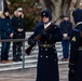 Command Sgt. Maj. Brandsasse Lays a Wreath at the Tomb of the Unknown Soldier