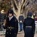 Command Sgt. Maj. Brandsasse Lays a Wreath at the Tomb of the Unknown Soldier