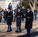 Command Sgt. Maj. Brandsasse Lays a Wreath at the Tomb of the Unknown Soldier