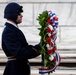 Command Sgt. Maj. Brandsasse Lays a Wreath at the Tomb of the Unknown Soldier