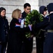 Command Sgt. Maj. Brandsasse Lays a Wreath at the Tomb of the Unknown Soldier