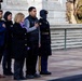 Command Sgt. Maj. Brandsasse Lays a Wreath at the Tomb of the Unknown Soldier
