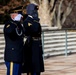 Command Sgt. Maj. Brandsasse Lays a Wreath at the Tomb of the Unknown Soldier