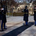Command Sgt. Maj. Brandsasse Lays a Wreath at the Tomb of the Unknown Soldier