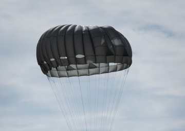 3rd Landing Support Battalion Marines Conduct Airborne and Air Delivery Training on Ie Shima, Okinawa