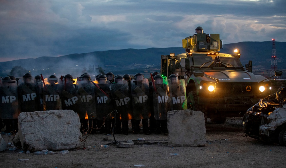 KFOR Multinational CRC training in action in Kosovo