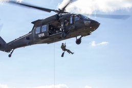 Building Bonds in the Sky: U.S. and German Soldiers Conduct Joint Rappelling Training