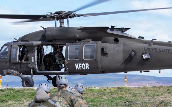 Building Bonds in the Sky: U.S. and German Soldiers Conduct Joint Rappelling Training