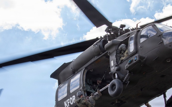 Building Bonds in the Sky: U.S. and German Soldiers Conduct Joint Rappelling Training
