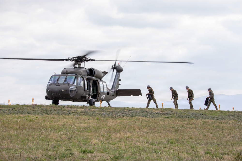 Building Bonds in the Sky: U.S. and German Soldiers Conduct Joint Rappelling Training