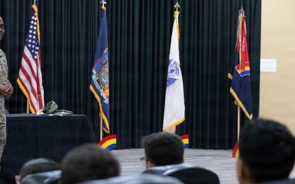 New York Army National Guard leaders visit deployed troops