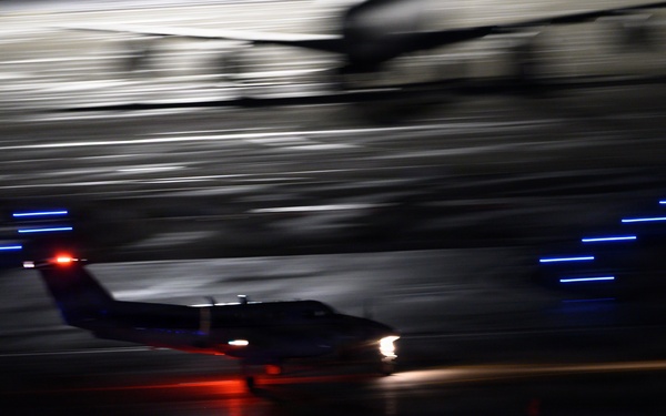 480th Fighter Squadron F-16s display operational capabilities at night