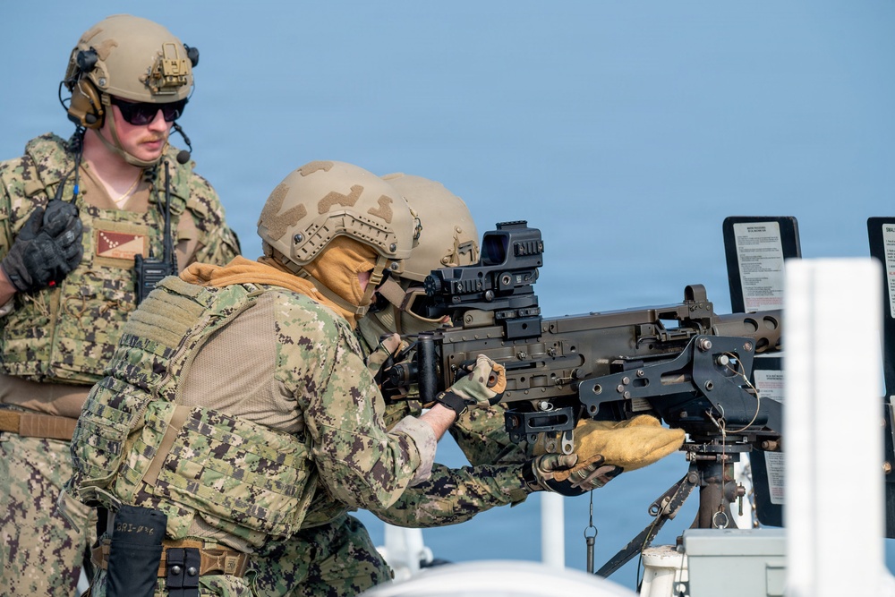 USCGC Clarence Sutphin Jr. (WPC 1147) LIVE FIRE EXERCISE