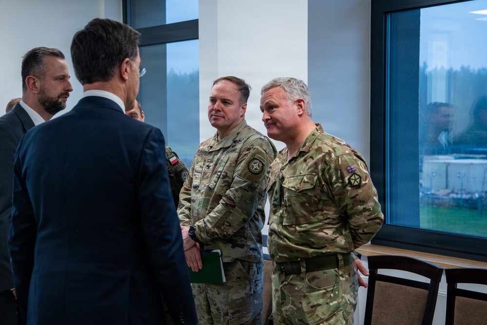 Senior NATO Leaders Visit Forward Land Forces at Bemowo Piskie