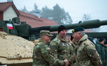 NATO Secretary General and Allied  Defense Leaders Visit Bemowo Piskie  Training Area