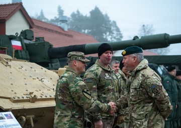 NATO Secretary General and Allied  Defense Leaders Visit Bemowo Piskie  Training Area