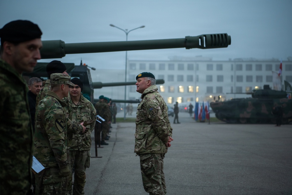 Senior NATO Leaders Visit Forward Land Forces at Bemowo Piskie