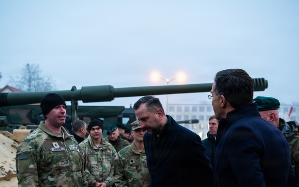 Senior NATO Leaders Visit Forward Land Forces at Bemowo Piskie