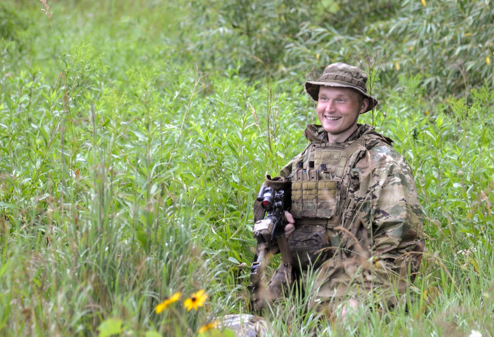 1-145th Armored Regiment cavalry scouts conduct reconnaissance during modernization training