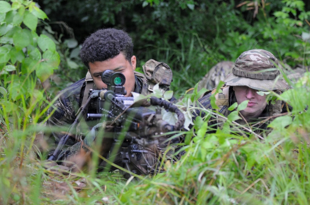 1-145th Armored Regiment cavalry scouts conduct reconnaissance during modernization training
