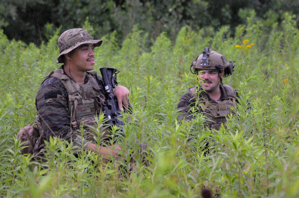 1-145th Armored Regiment cavalry scouts conduct reconnaissance during modernization training