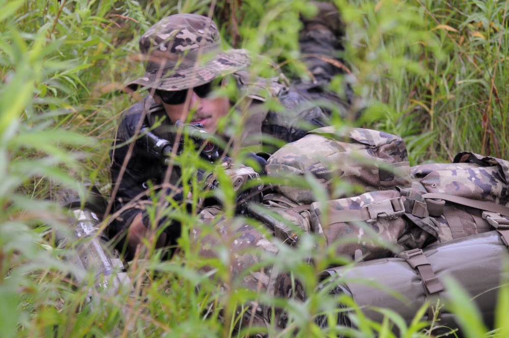 1-145th Armored Regiment cavalry scouts conduct reconnaissance during modernization training