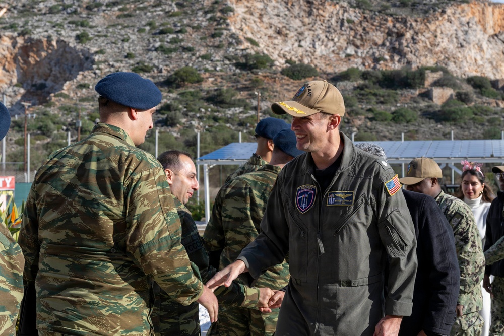 NATO Missile Firing Installation Cretan Band Performs Christmas Carols on NSA Souda Bay