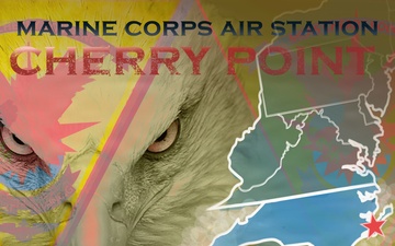 MCAS Cherry Point Mission Statement and Location Infographic