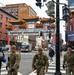 National Guard soldiers conduct presence patrols in Chinatown