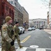 National Guard soldiers conduct presence patrols in Chinatown