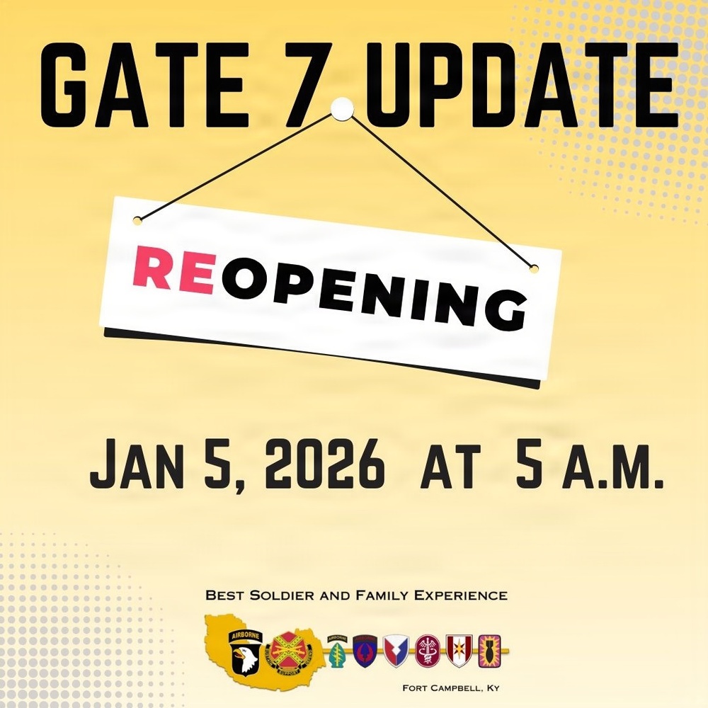 GATE 7 REOPENING