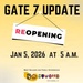 GATE 7 REOPENING