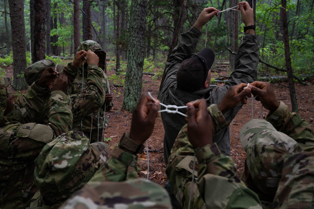 SERE, shelter fabrication and land navigation