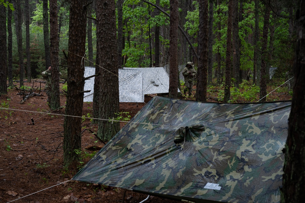 SERE, shelter fabrication and land navigation