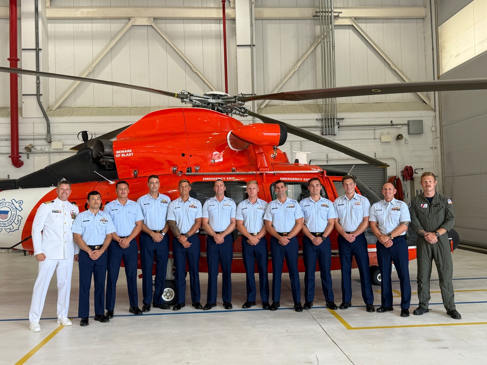 Coast Guard Air Station Atlantic City holds change of command ceremony