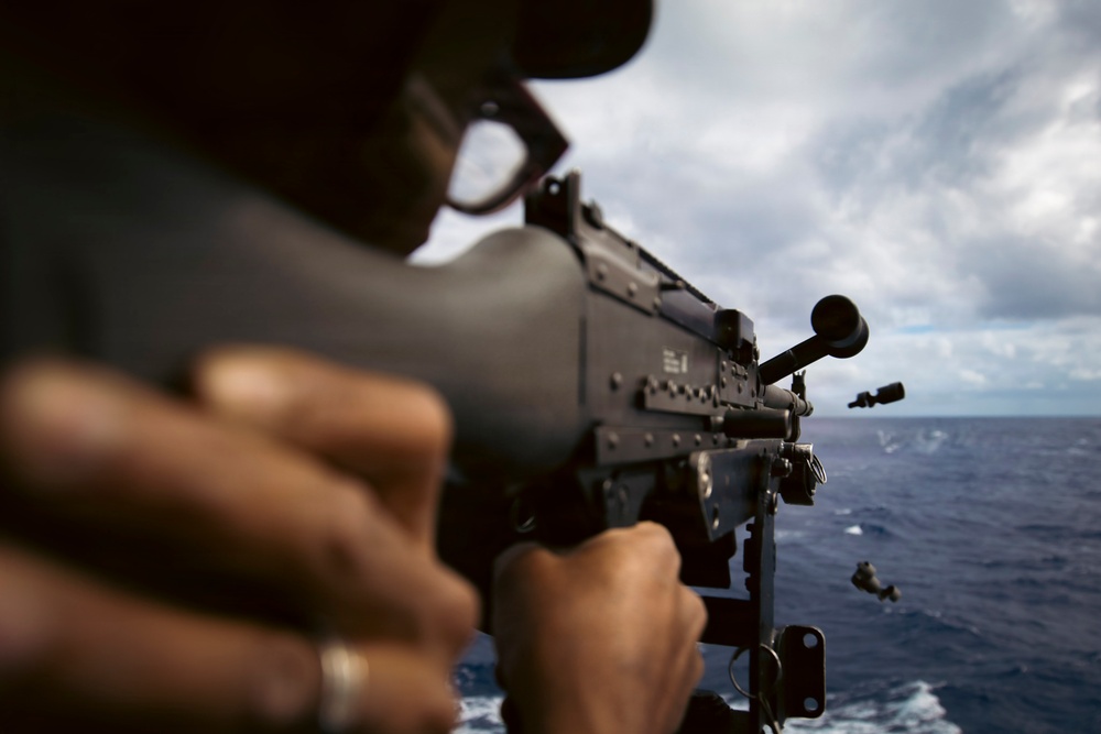 USS Winston S. Churchill (DDG 81) Crew Served Weapons Live-Fire